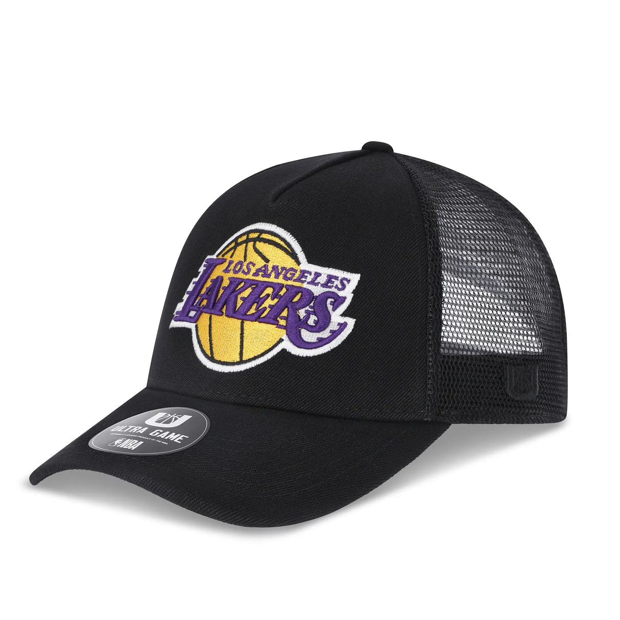 Ultra Game Youth NBA Official Snap Back All Around The World Trucker Baseball Cap Hat | Los Angeles Lakers