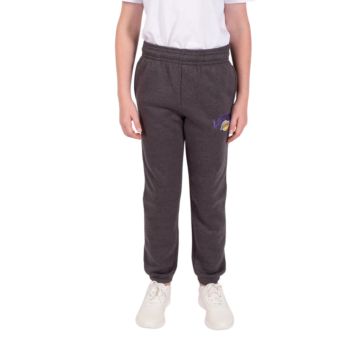 Ultra Game Youth NBA Official Soft Fleece Active Jogger Sweatpants | Los Angeles Lakers