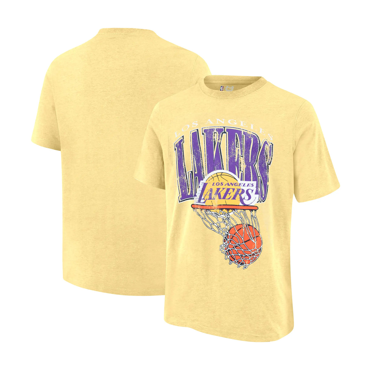 Ultra Game Youth NBA Official Super Soft Distressed T-Shirt | Los Angeles Lakers
