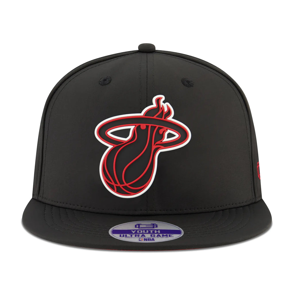 Ultra Game Youth NBA Official Ultimate Snap Back Baseball Cap Hat | Miami Heat
