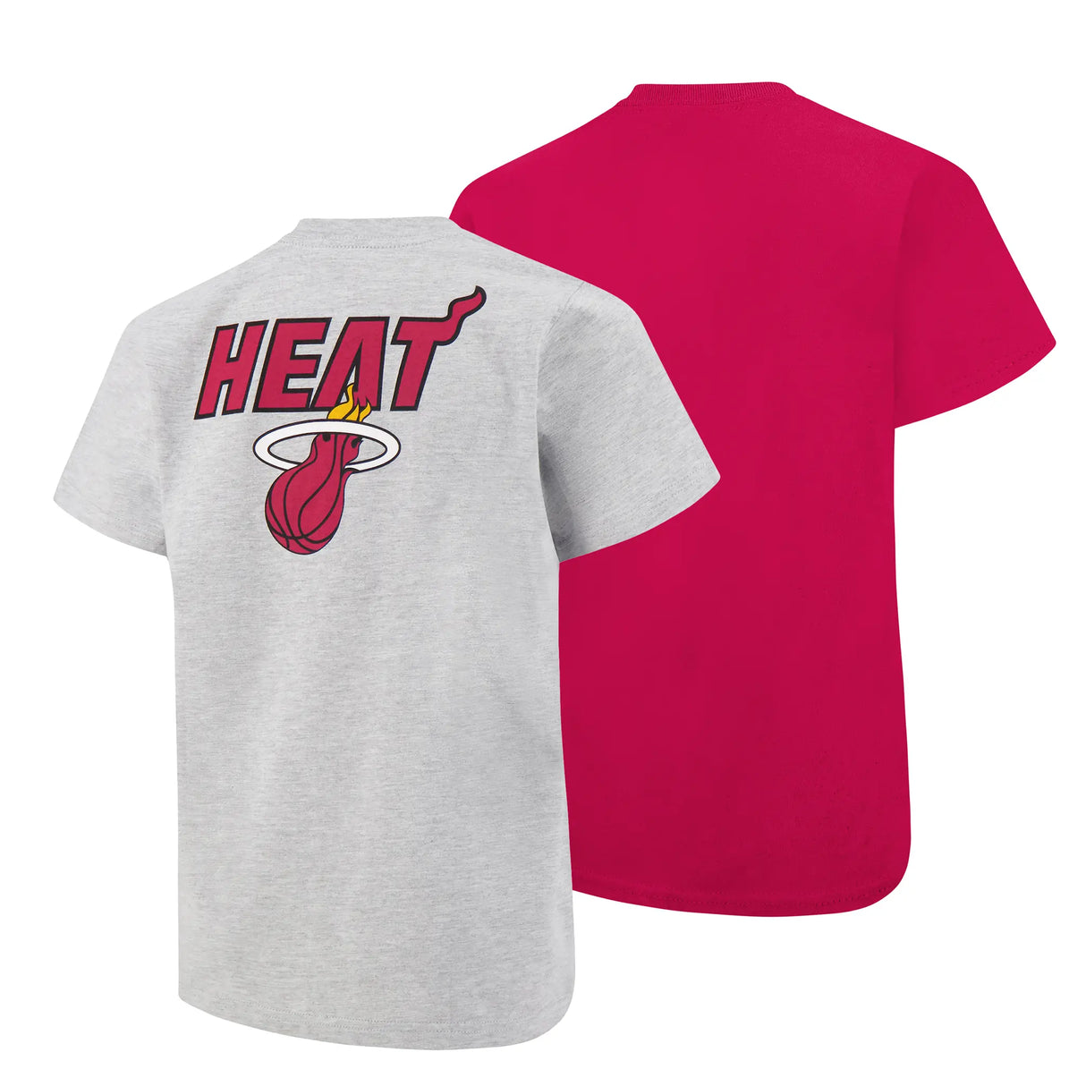 Ultra Game Youth NBA Official Standard Super Soft 2 Pack T-Shirt Set | Miami Heat