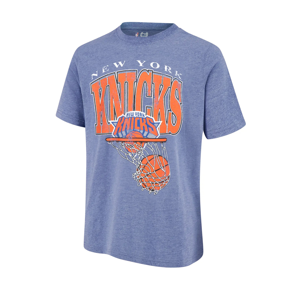 Ultra Game Youth NBA Official Super Soft Distressed T-Shirt | New York Knicks