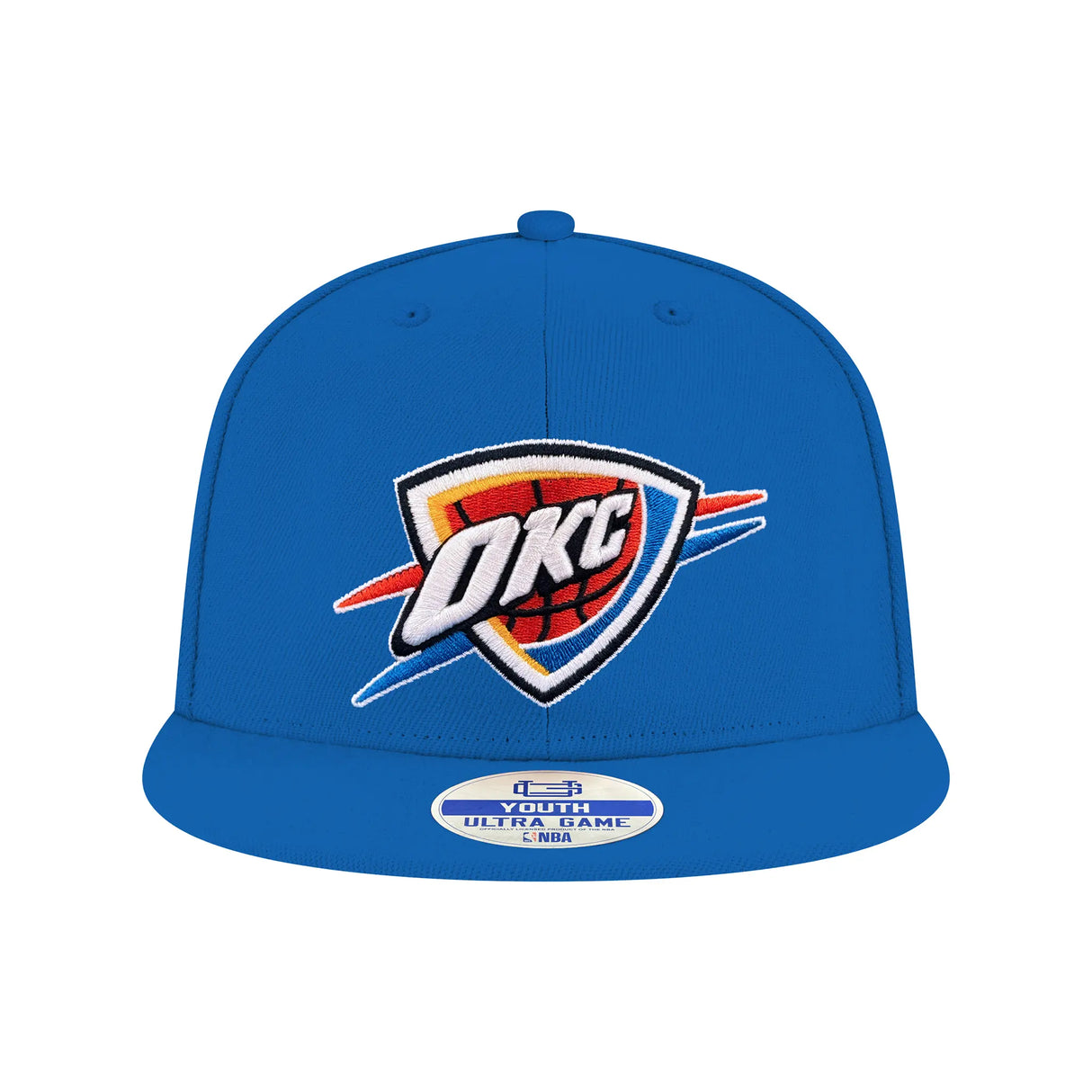 Ultra Game Youth NBA Official 8-20 Twill Snap Back Ultimate Baseball Cap Hat | Oklahoma City Thunder