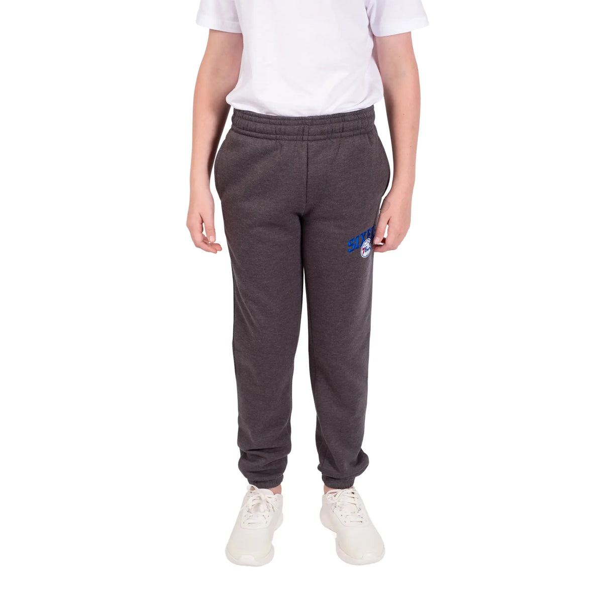 Ultra Game Youth NBA Official Soft Fleece Active Jogger Sweatpants | Philadelphia 76ers