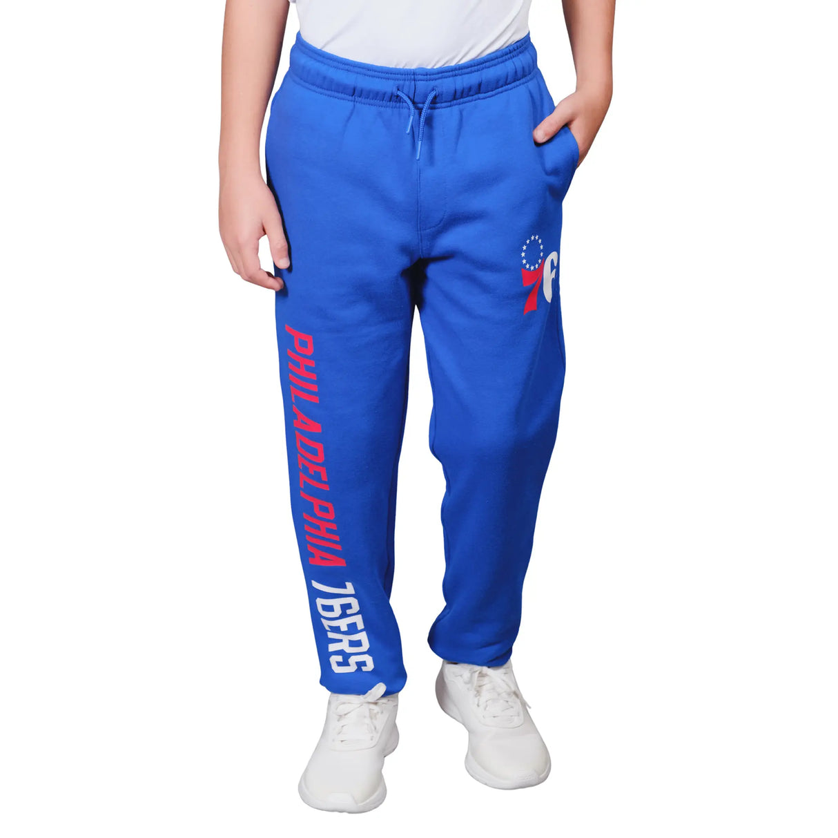 Ultra Game Youth NBA Official Super Soft Game Day Jogger Sweatpants | Philadelphia 76ers
