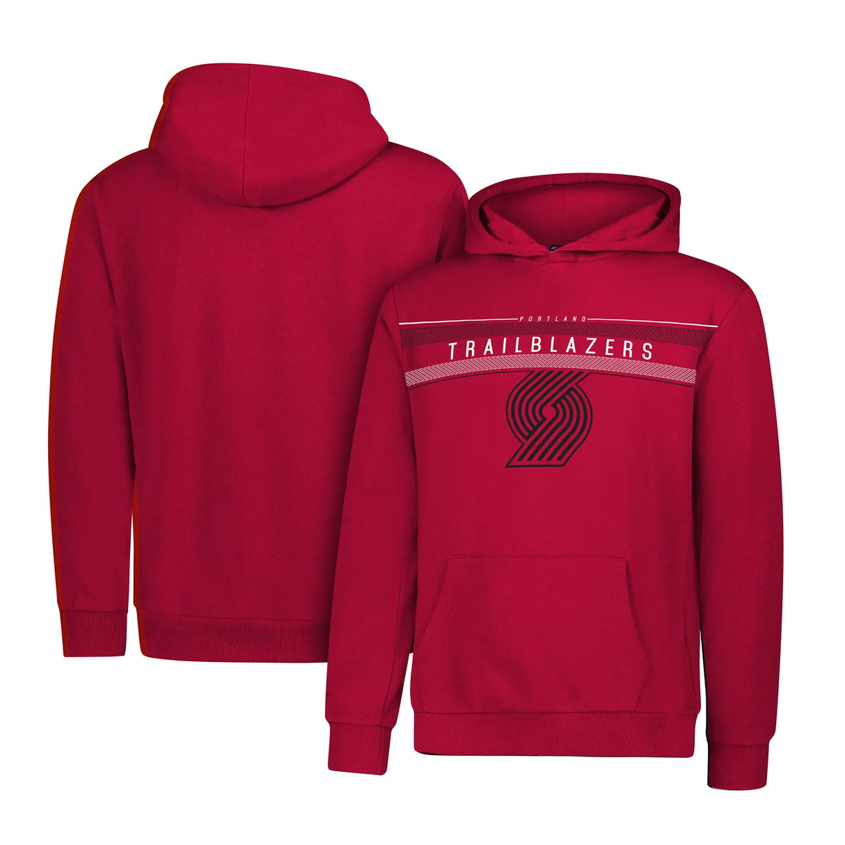 Ultra Game Boy's NBA Official Super Soft Midtown Hoodie Sweatshirt | Portland Trail Blazers