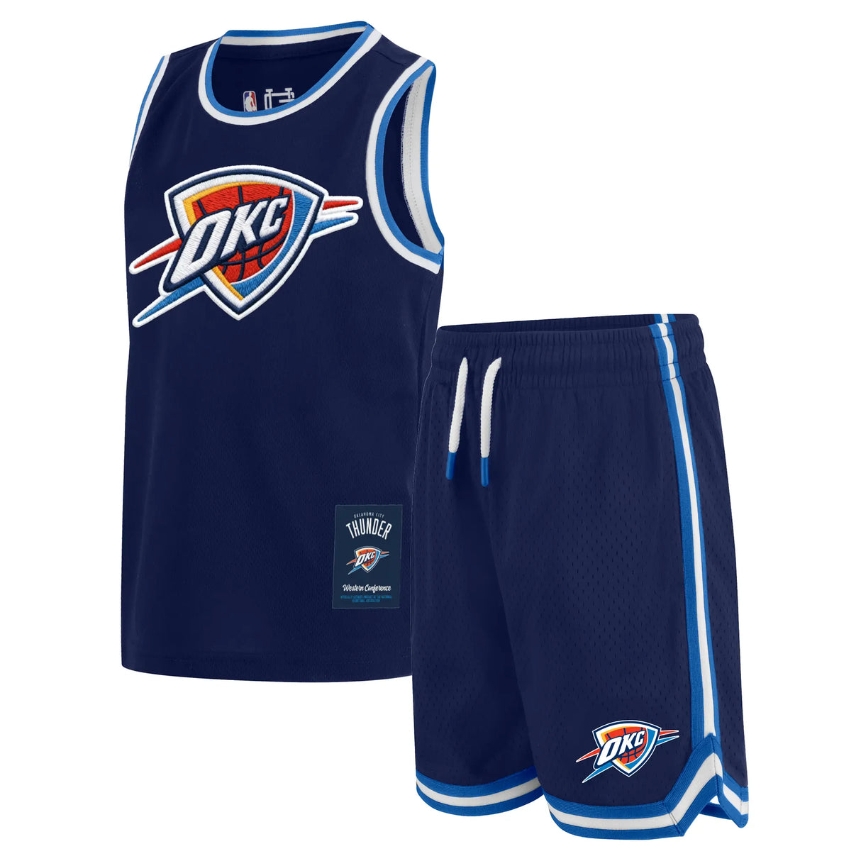 Ultra Game Boys NBA Official Super Soft Jersey Tank Top & Basketball Shorts Set | Oklahoma City Thunder