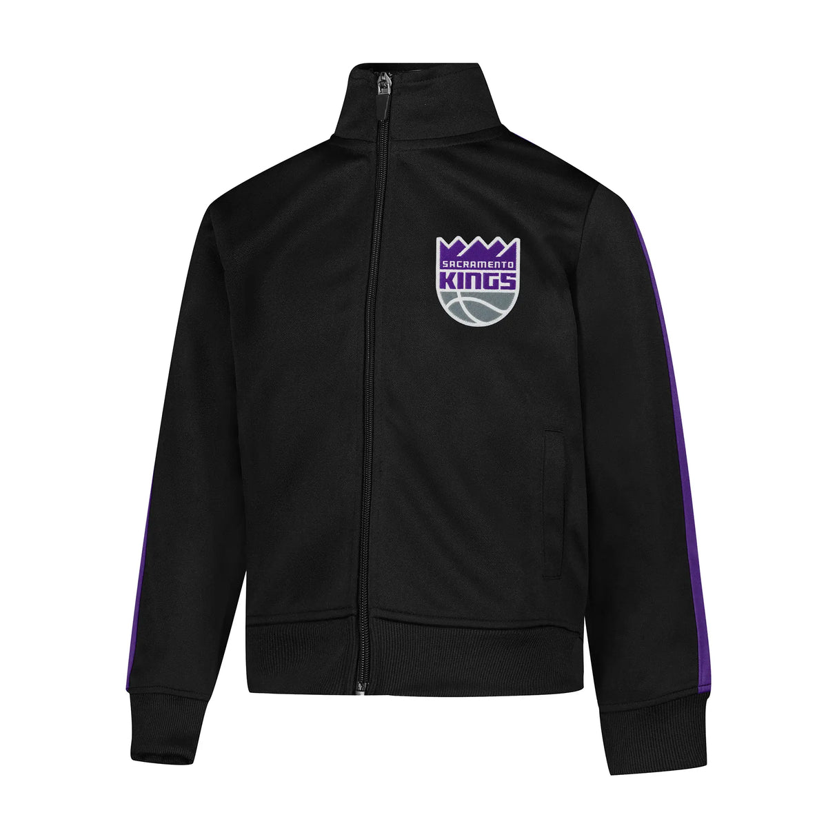 Ultra Game Youth NBA Official Super Soft Full Zip Active Track Jacket and Pants Set | Sacramento Kings