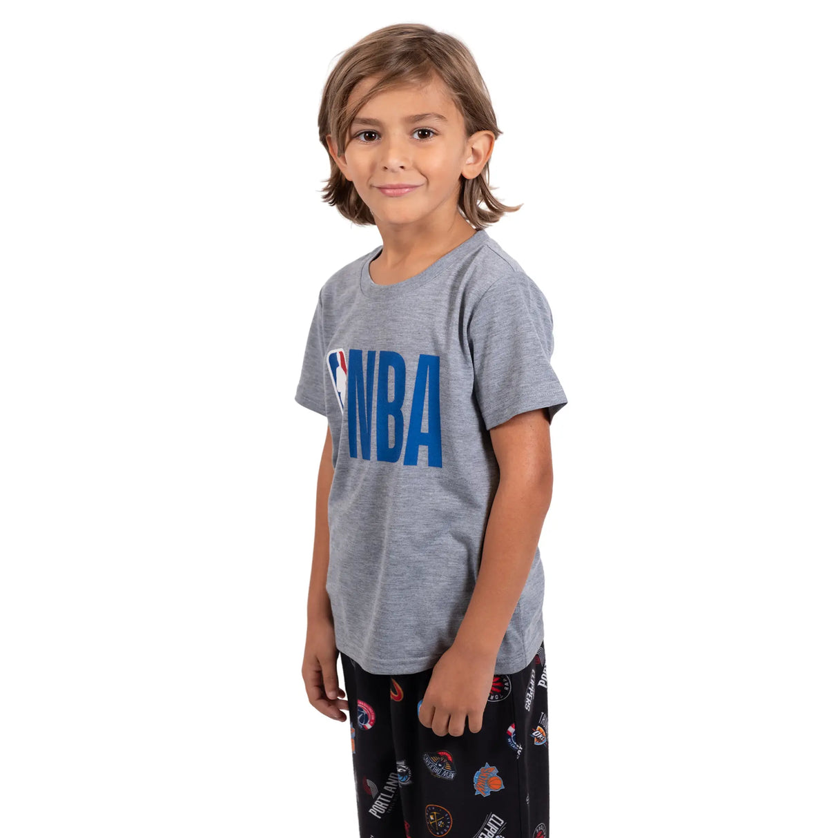 Ultra Game Youth NBA Official 2-Piece PJs Lounge Pants & Tee Set | Multi-Team