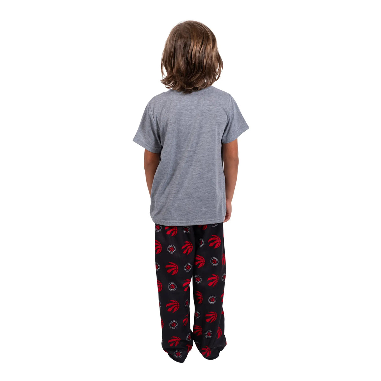 Ultra Game Youth NBA Official 2-Piece PJs Lounge Pants & Tee Set | Toronto Raptors