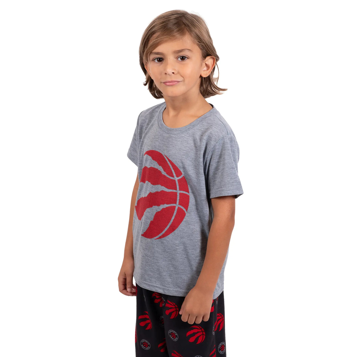 Ultra Game Youth NBA Official 2-Piece PJs Lounge Pants & Tee Set | Toronto Raptors