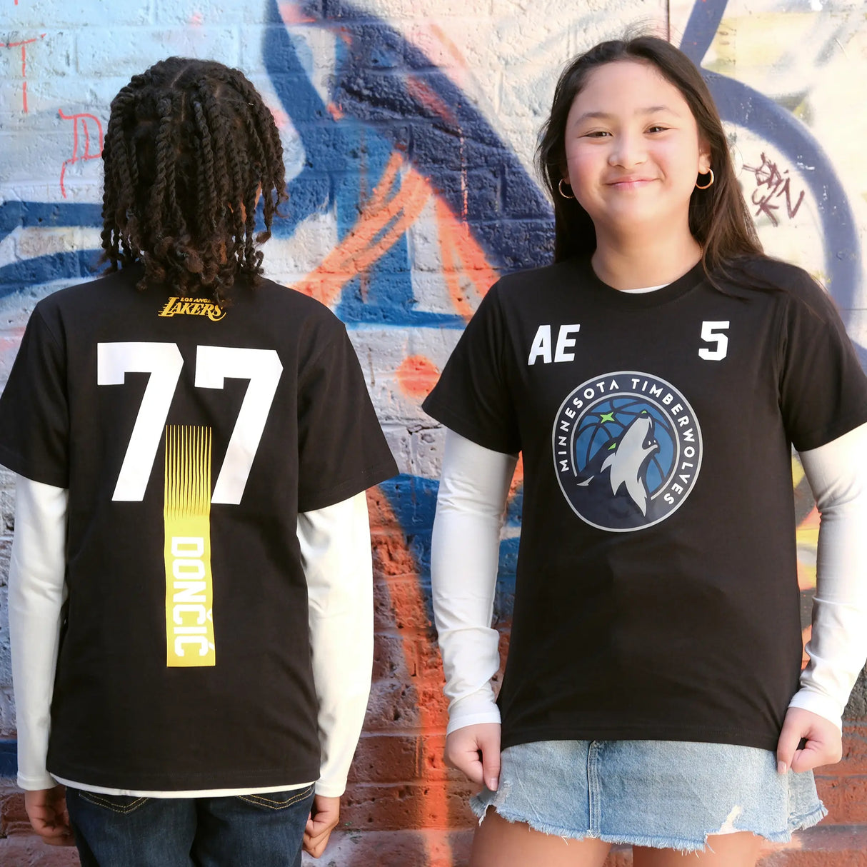 Ultra Game Youth NBA Official Super Soft Fly High Players T-Shirt | Minnesota Timberwolves - Anthony Edwards