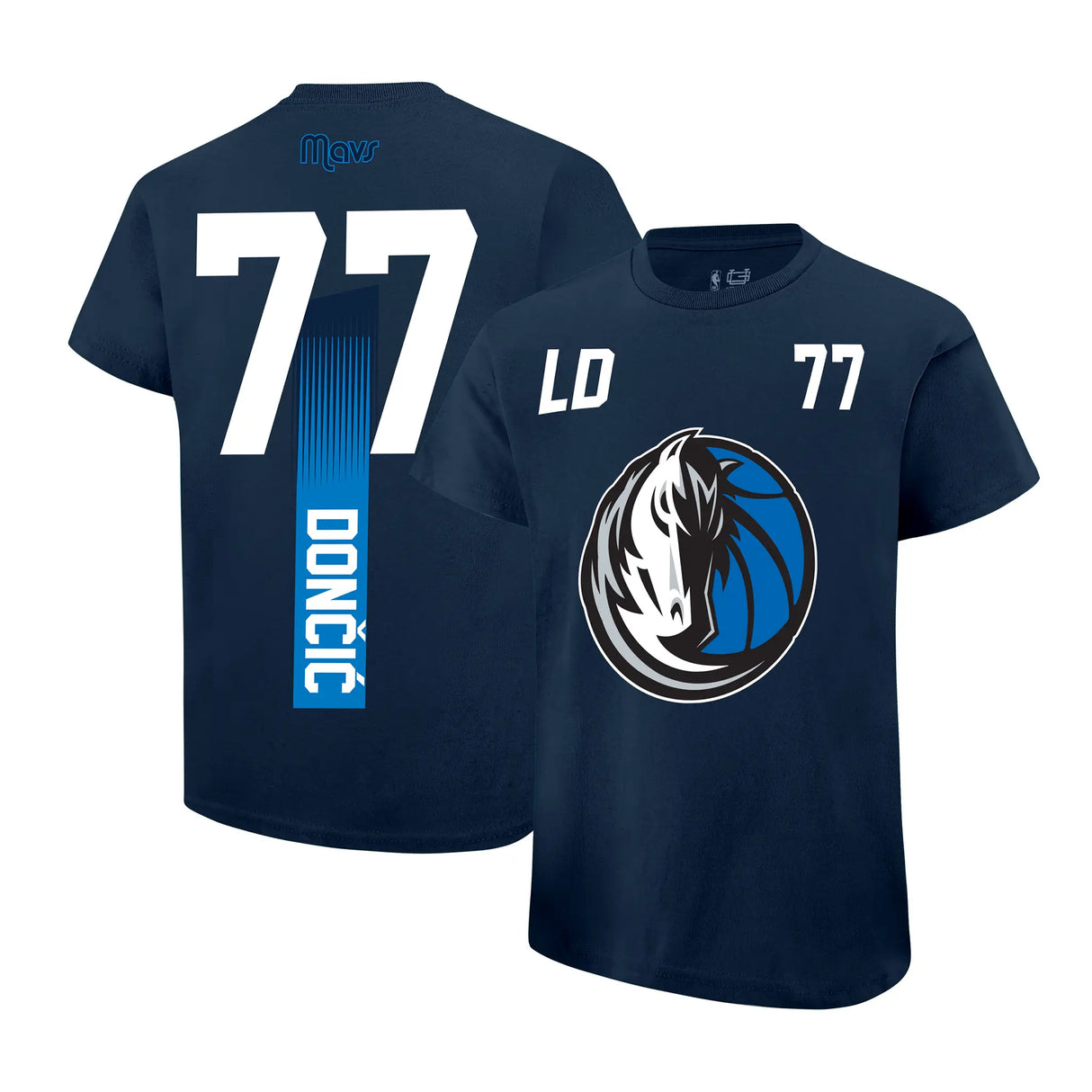 Ultra Game Youth NBA Official Super Soft Fly High Players T-Shirt | Dallas Mavericks - Luka Doncic
