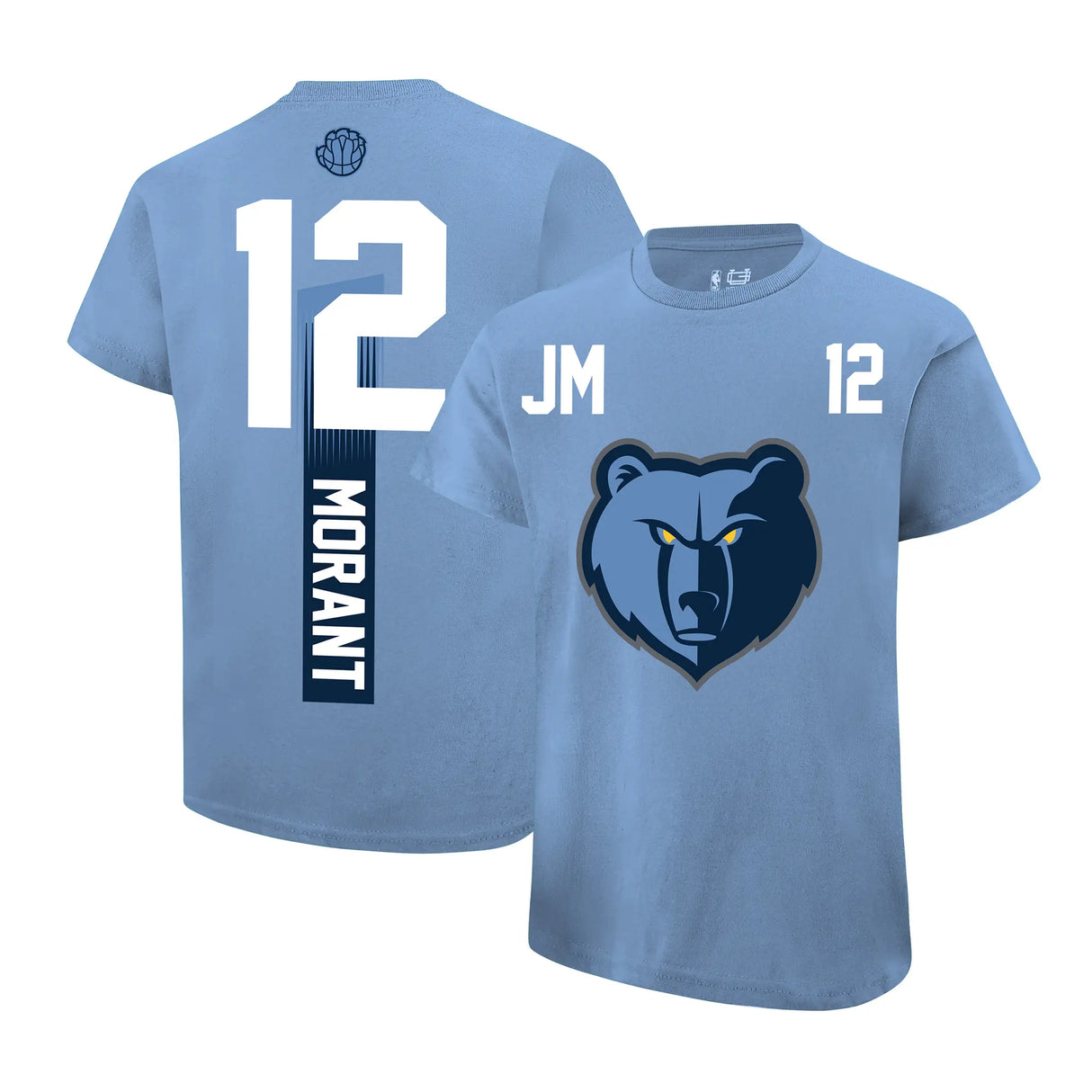 Ultra Game Youth NBA Official Super Soft Fly High Players T-Shirt | Memphis Grizzlies - Ja Morant