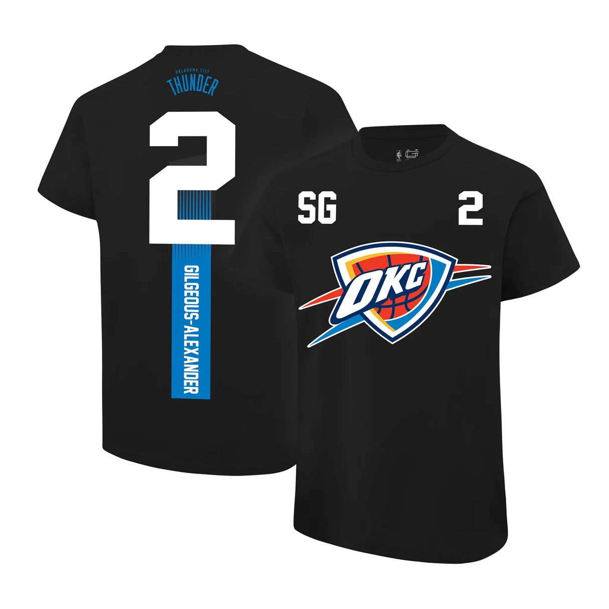 Ultra Game Youth NBA Official Super Soft Fly High Players T-Shirt | Oklahoma City Thunder - Shai Gilgeous