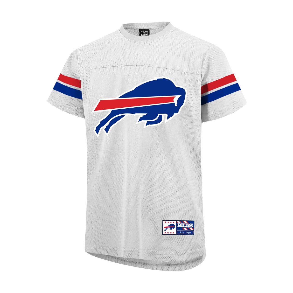 Ultra Game Youth NFL Official Super Soft Mesh Jersey T-Shirt | Buffalo Bills