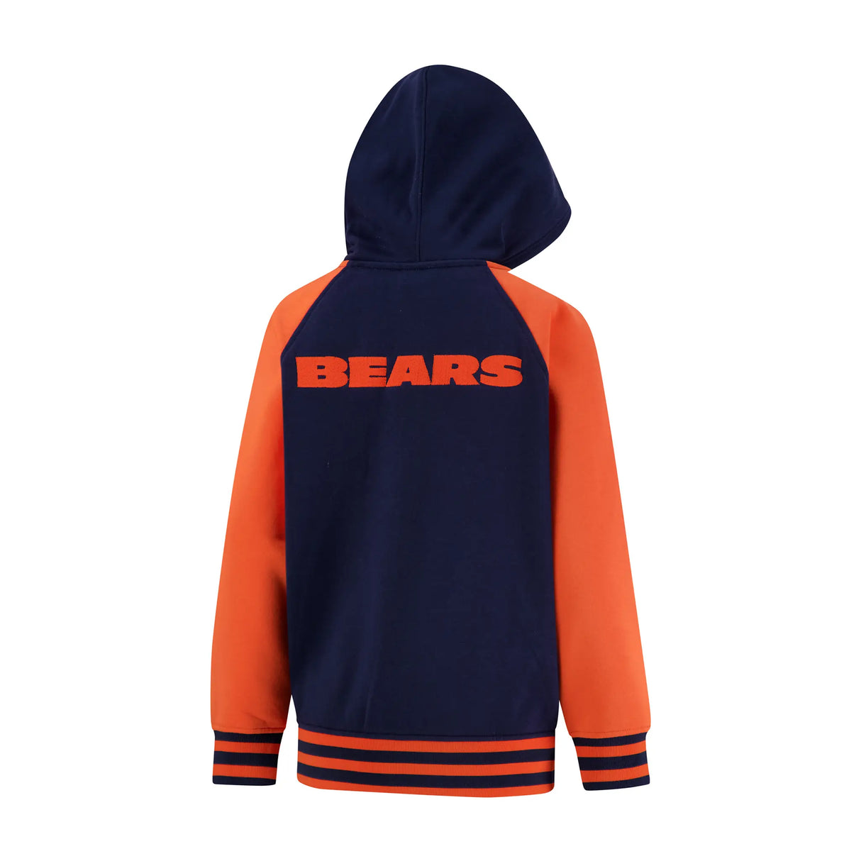 Ultra Game Youth NFL Official Super Soft Full Zip Varsity Hoodie Sweatshirt | Chicago Bears