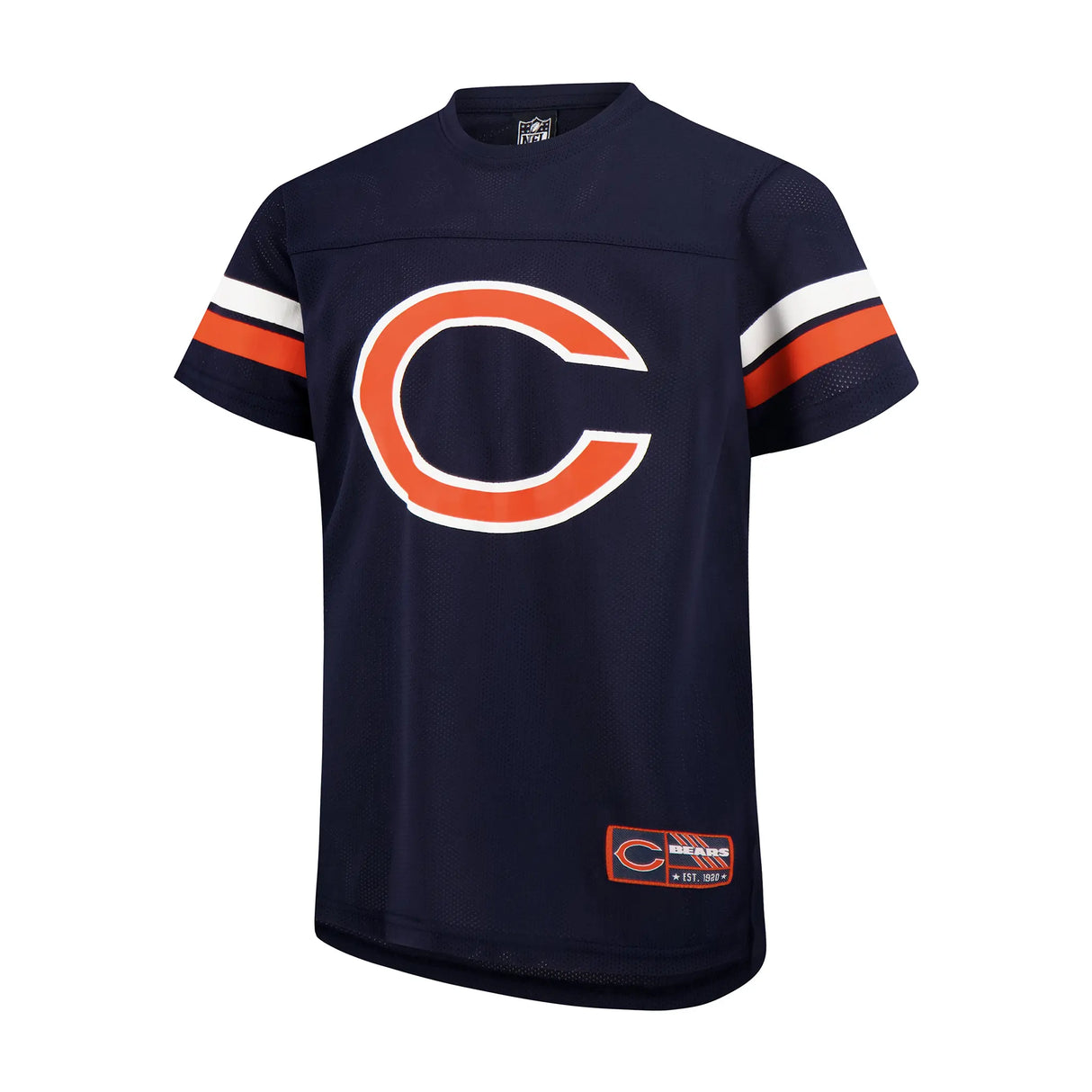 Ultra Game Youth NFL Official Super Soft Mesh Jersey T-Shirt | Chicago Bears