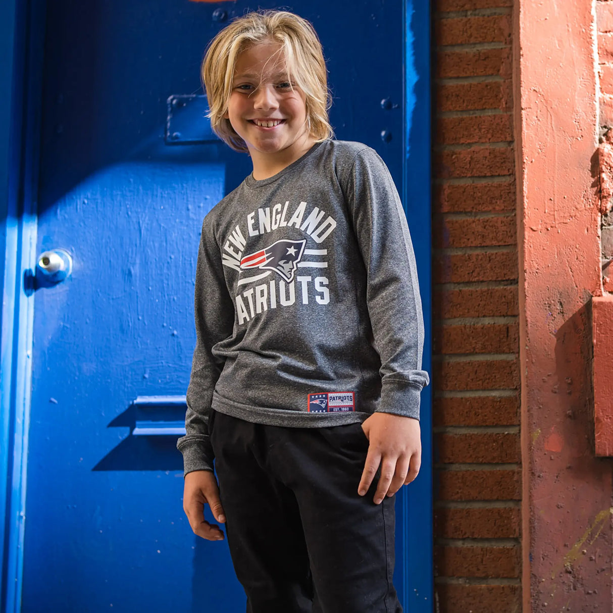 Ultra Game Youth NFL Official Super Soft Supreme Long Sleeve T-Shirt | Seattle Seahawks