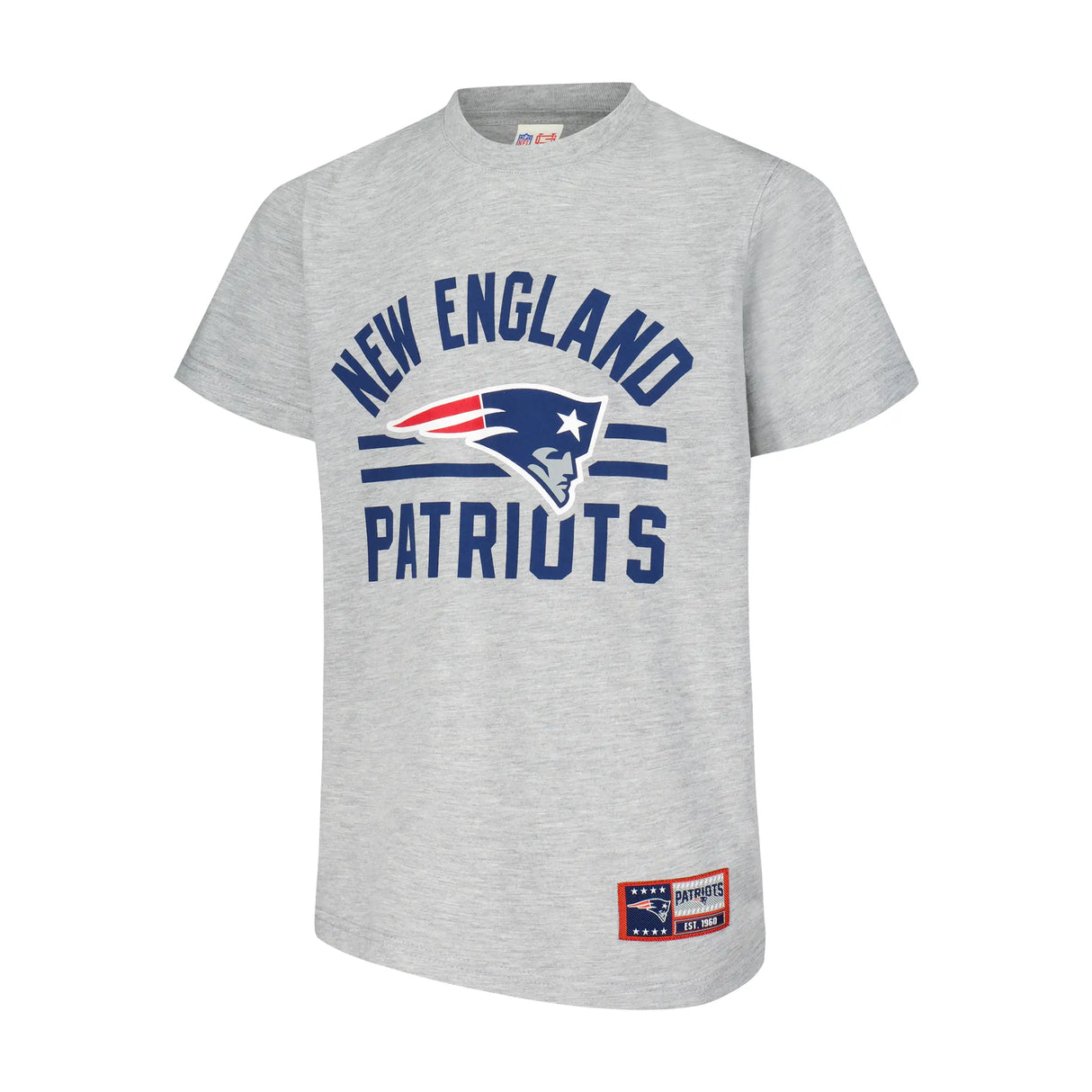 Ultra Game Youth NFL Official Super Soft 2 Pack T-Shirt Set | New England Patriots