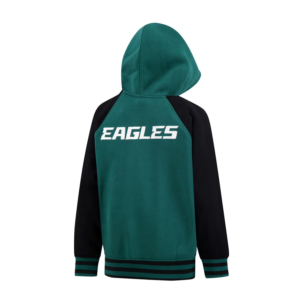 Ultra Game Youth NFL Official Super Soft Full Zip Varsity Hoodie Sweatshirt | Philadelphia Eagles