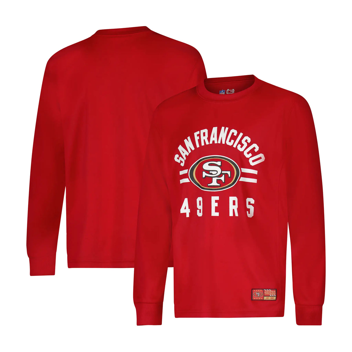 Ultra Game Youth NFL Official Super Soft Supreme Long Sleeve T-Shirt | San Francisco 49ers