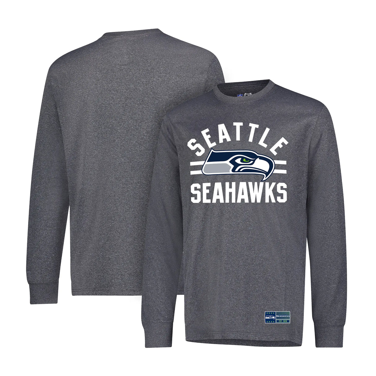 Ultra Game Youth NFL Official Super Soft Supreme Long Sleeve T-Shirt | Seattle Seahawks