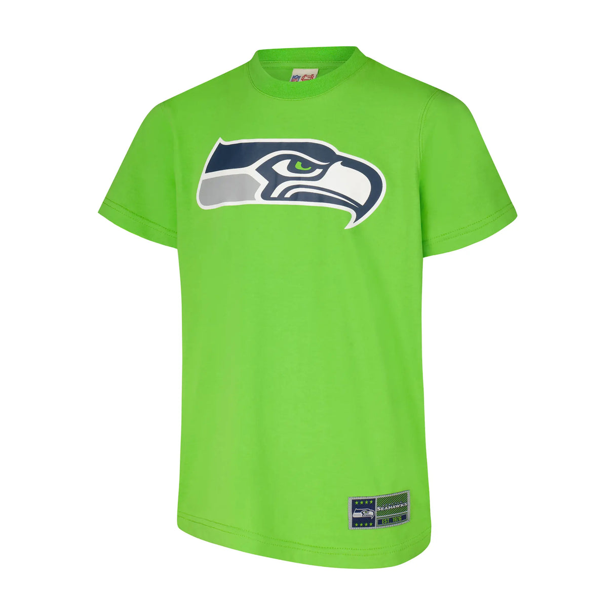 Ultra Game Youth NFL Official Super Soft T-Shirt & Hoodie Sweatshirt Set (Sizes 8 to 18-20) | Seattle Seahawks