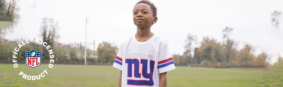 ultra game youth nfl official team color super soft mesh jersey tshirt banner 1