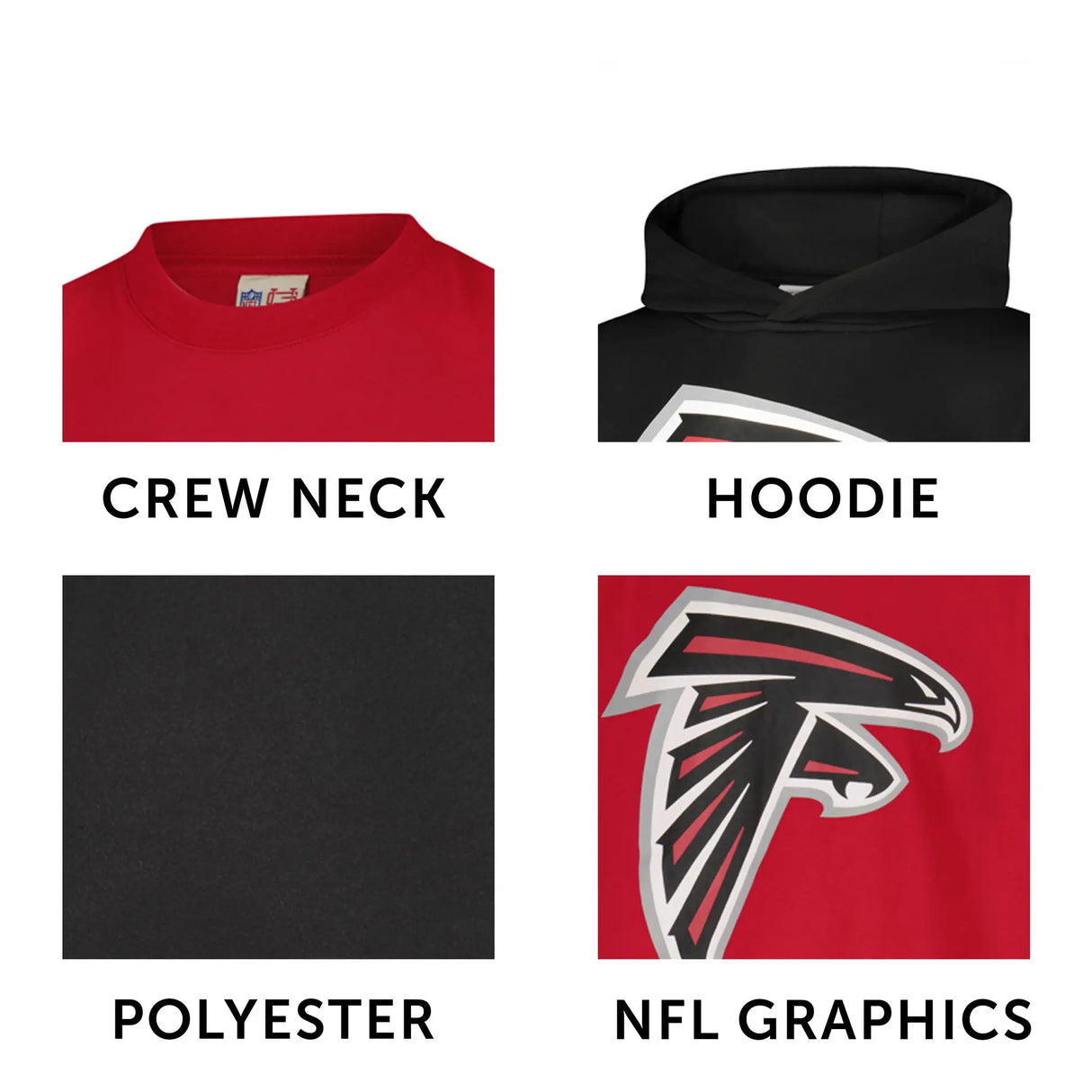 Ultra Game Youth NFL Official Super Soft T-Shirt & Hoodie Sweatshirt Set (Sizes 8 to 18-20) | Seattle Seahawks