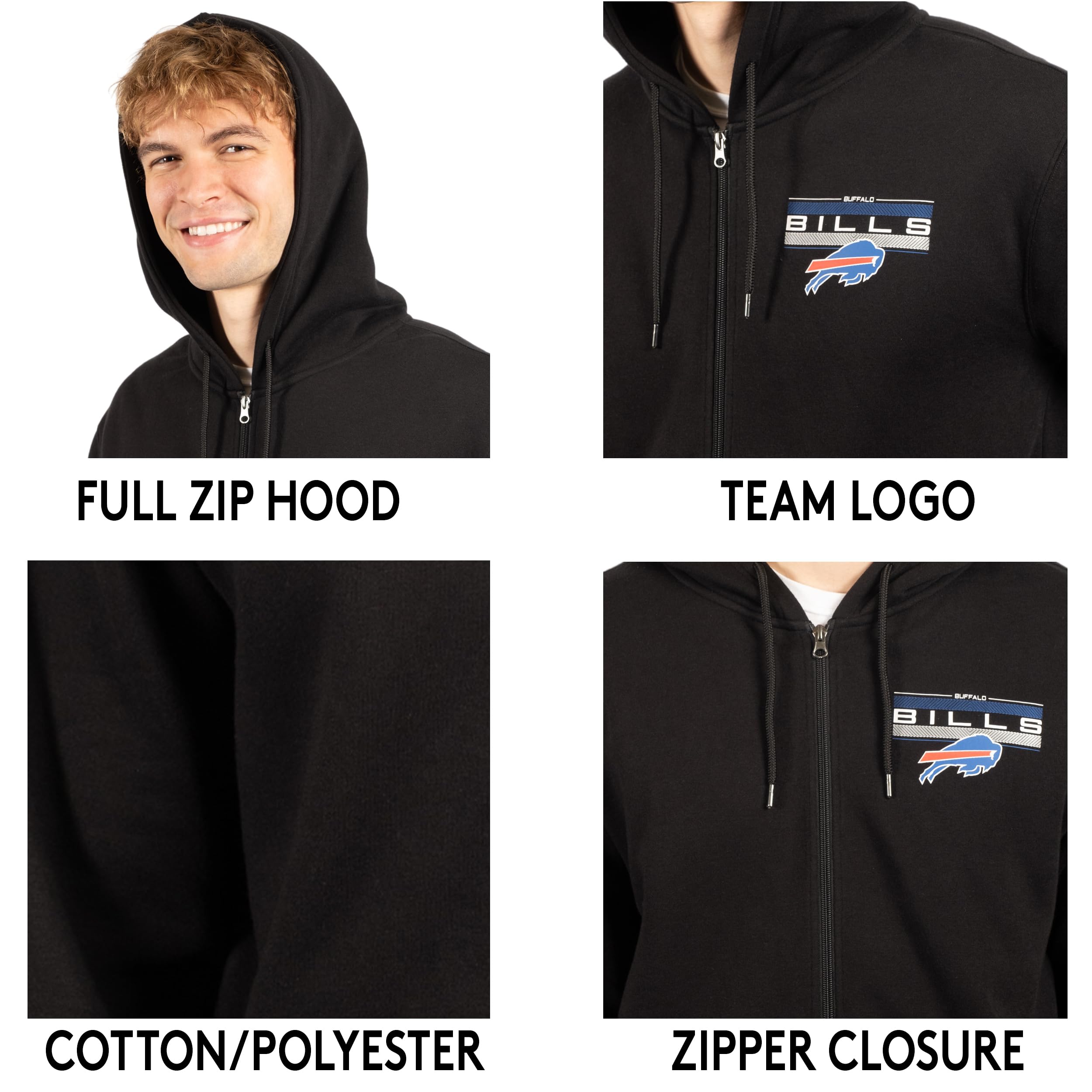 Ultra Game NFL Miami Dolphins Mens Standard Sherpa Full Zip Cozy Fleece Hoodie Sweatshirt Jacket|Miami Dolphins