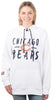 Ultra Game NFL Chicago Bears Womens Fleece Hoodie Pullover Sweatshirt Tie Neck|Chicago Bears