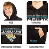 Ultra Game NFL Jacksonville Jaguars Mens Super Soft Supreme Pullover Hoodie Sweatshirt|Jacksonville Jaguars
