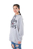 Ultra Game NFL Houston Texans Womens Fleece Hoodie Pullover Sweatshirt Tie Neck|Houston Texans