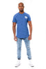 Ultra Game NFL New York Giants Mens Active Basic Space Dye Crew Neck Tee Shirt|New York Giants
