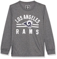 Ultra Game NFL Los Angeles Rams Youth Super Soft Supreme Long Sleeve T-Shirt|Los Angeles Rams