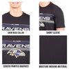 Ultra Game NFL Baltimore Ravens Mens Super Soft Ultimate Game Day Crew Neck T-Shirt|Baltimore Ravens