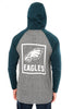 Ultra Game NFL Philadelphia Eagles Mens Fleece Hoodie Pullover Sweatshirt Henley|Philadelphia Eagles