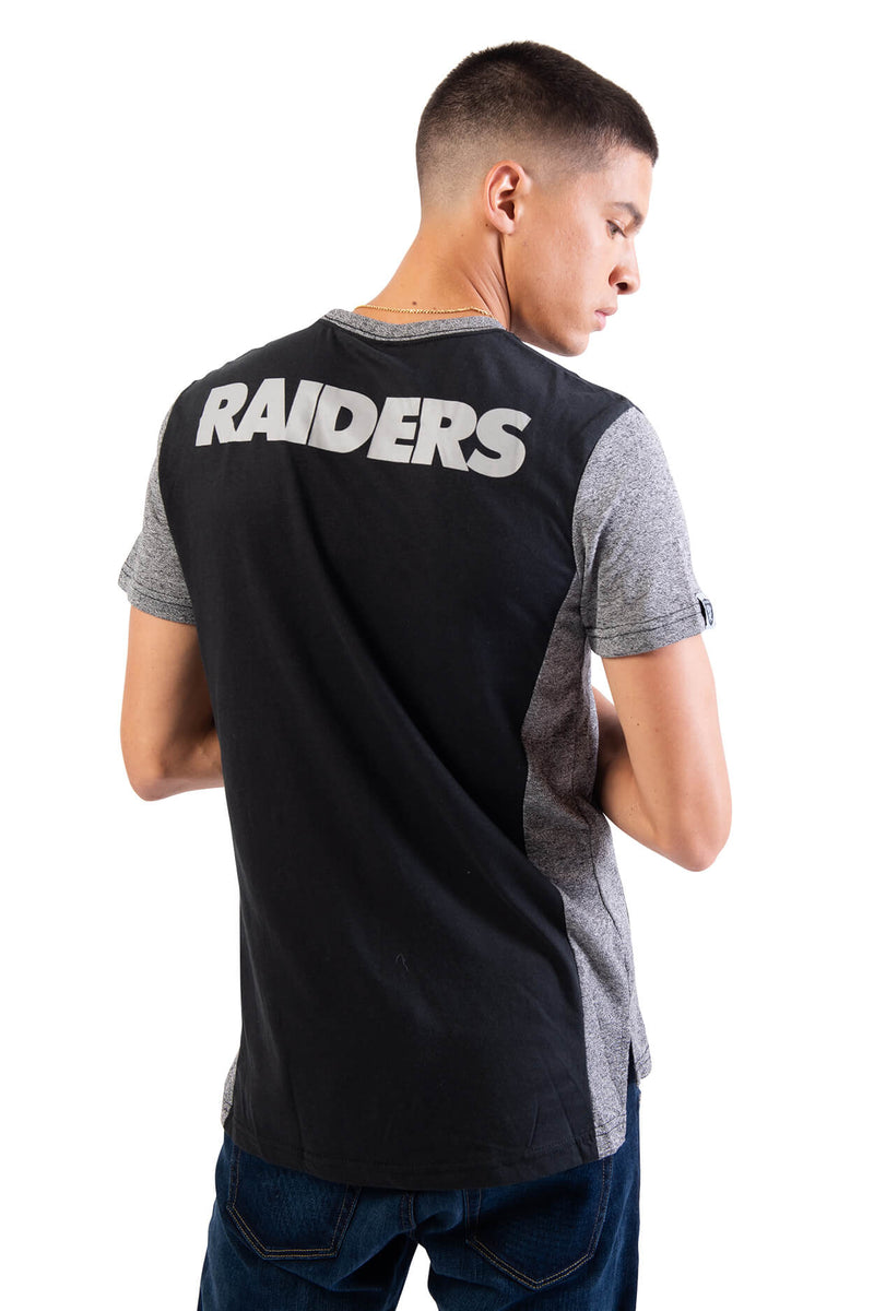 Ultra Game Nfl Las Vegas Raiders Mens T-Shirt Raglan Block Short Sleeve Tee  Shirt, Team Color, Small