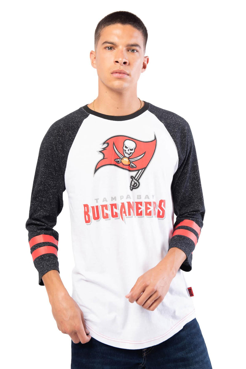 Tampa Bay Buccaneers Long T-Shirt Graphic Men Cotton Blend TB Bucs