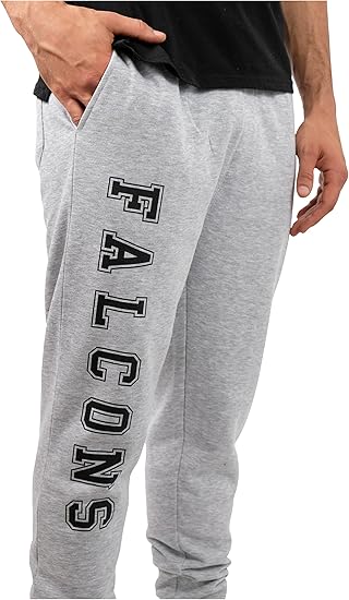 Ultra Game NFL Official Adults Super Soft Game Day Jogger Sweatpants - Unisex, Atlanta Falcons|Atlanta Falcons