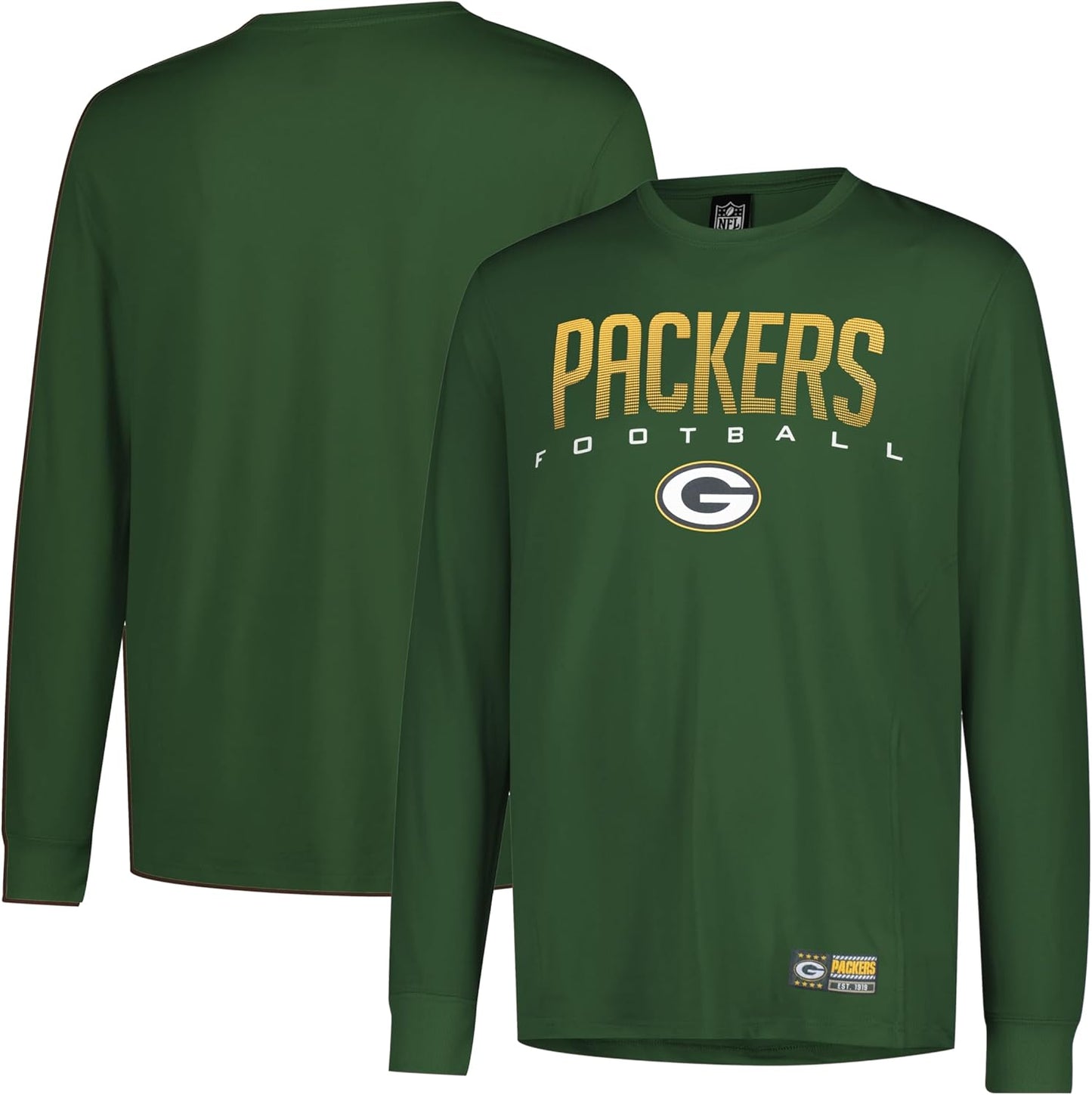 NFL Official Super Soft Game Day Long Sleeve T-Shirt|Green Bay Packers