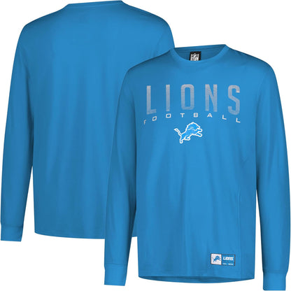 NFL Official Super Soft Game Day Long Sleeve T-Shirt|Detroit Lions