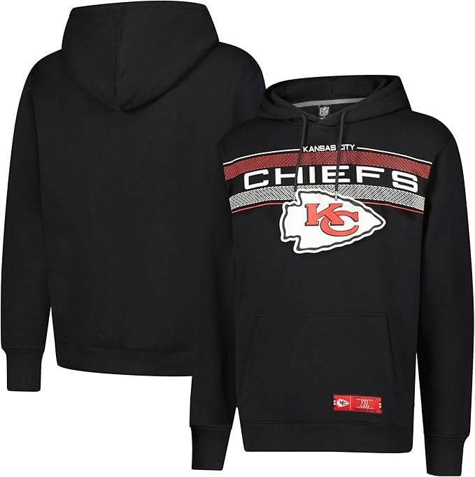 NFL Official Adults Super Soft Pullover Hoodie Sweatshirt - Warm Polyester Blend|Kansas City Chiefs