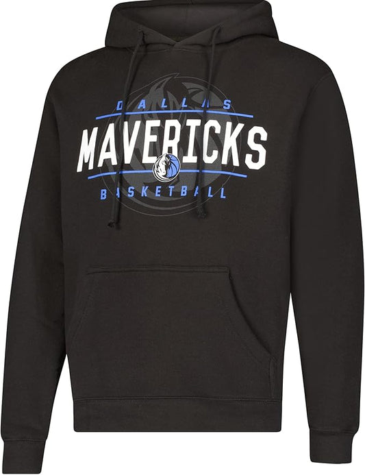 Ultra Game NBA Official Men's Super Soft Get Right Hoodie Sweatshirt, Dallas Mavericks, Black|Dallas Mavericks