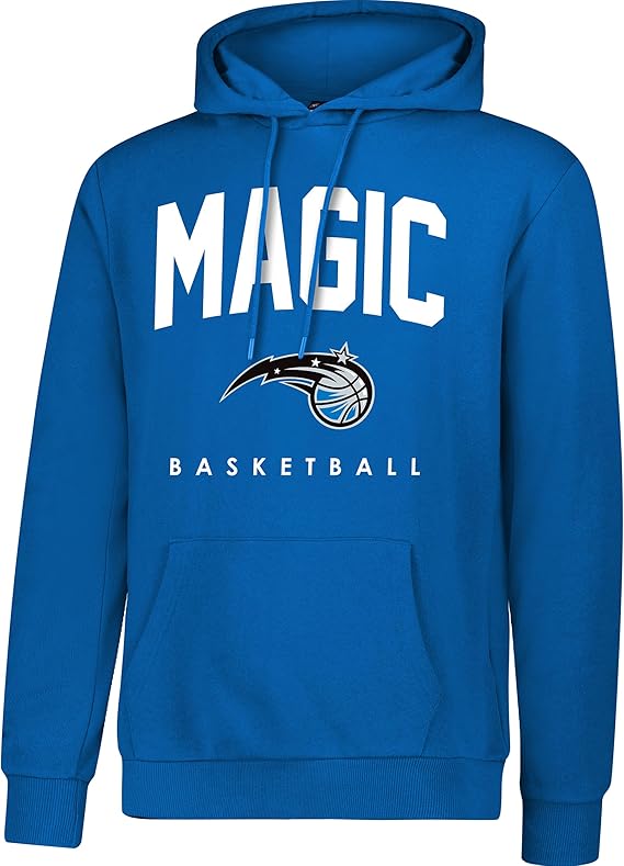 Ultra Game NBA Official Men's Super Soft Teamster Hoodie Sweatshirt, Orlando Magic, Team Color|Orlando Magic