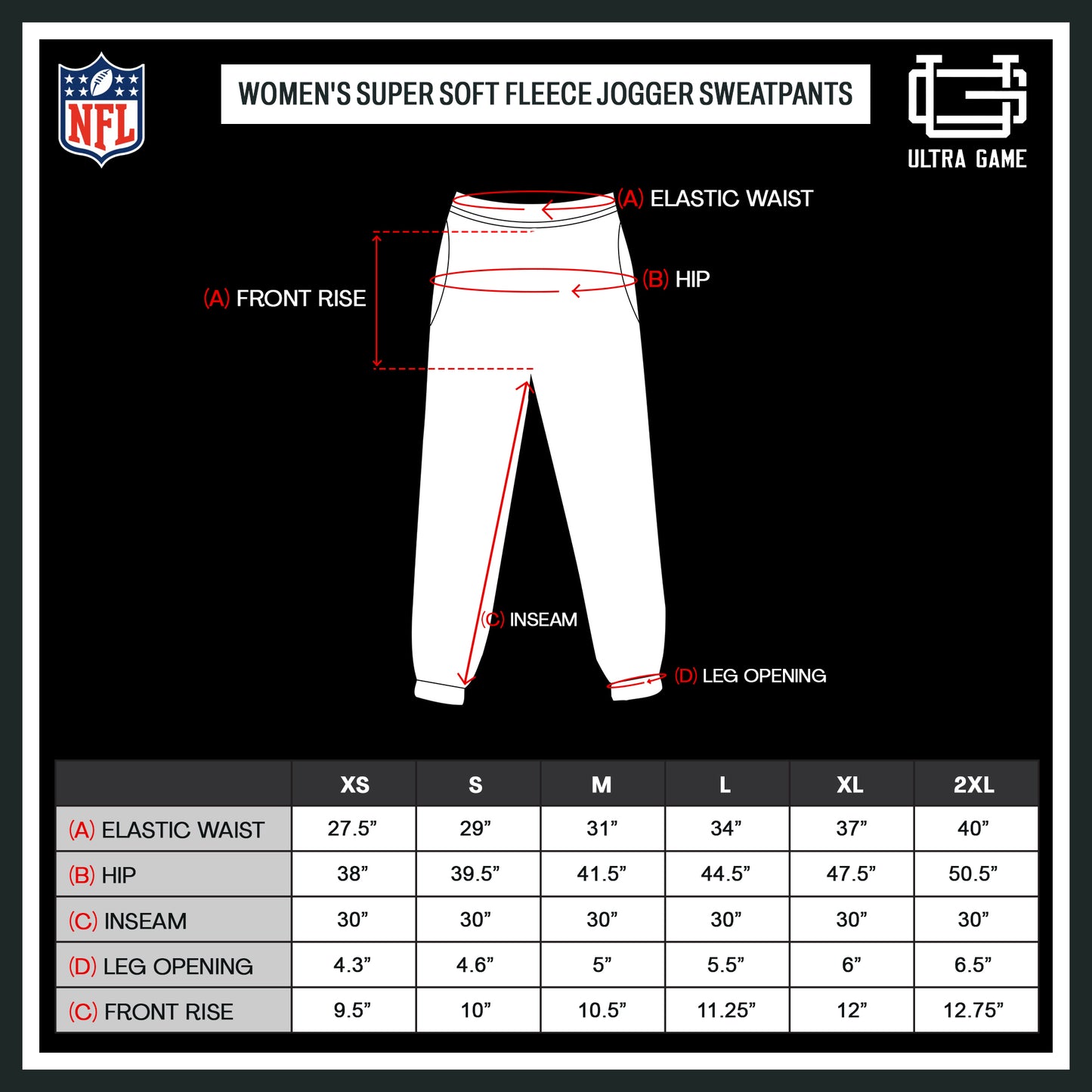 NFL Official Women's Super Soft Fleece Jogger Sweatpants|New York Jets