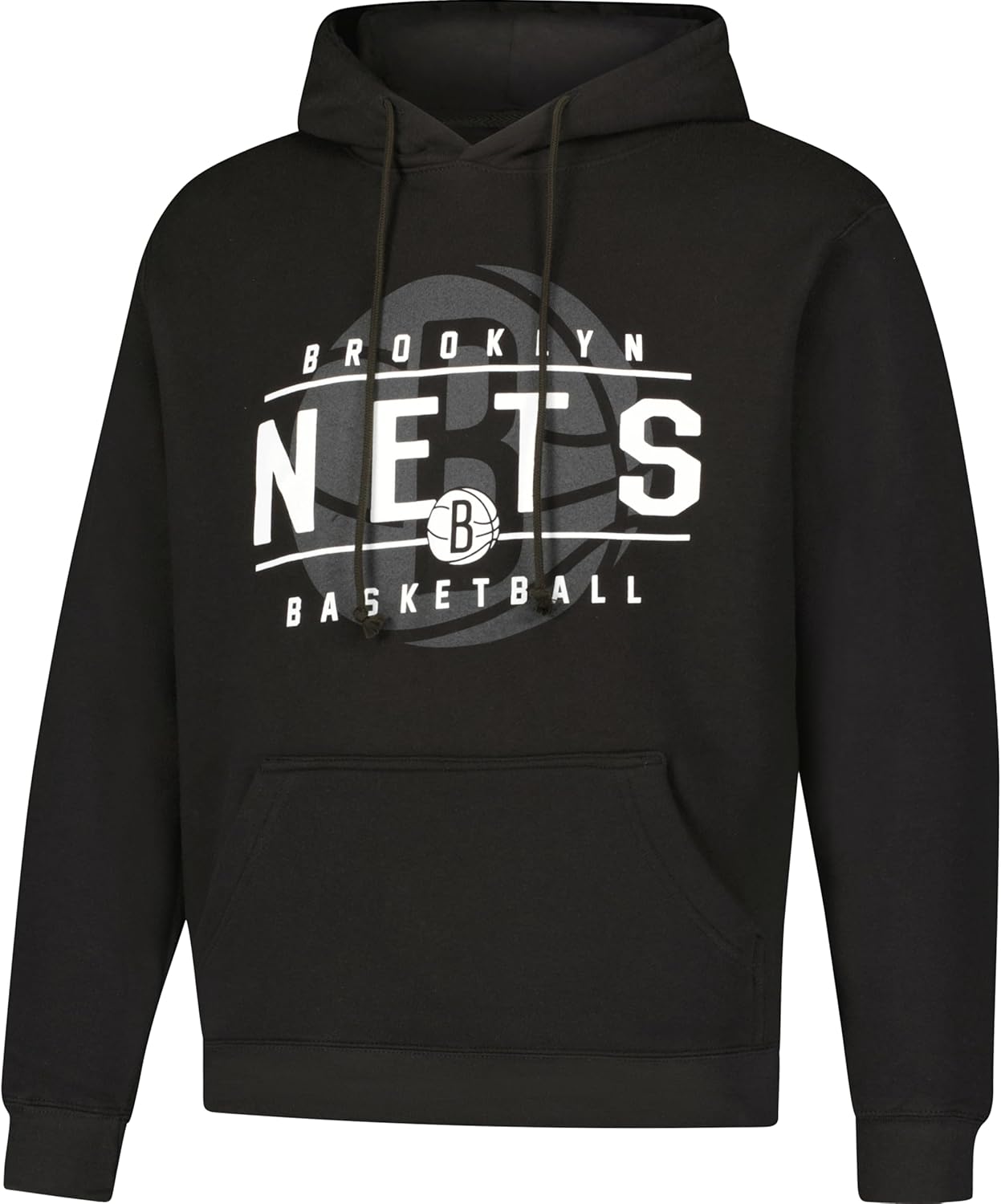 Ultra Game NBA Official Youth Standard Super Soft Get Right Hoodie Sweatshirt, Brooklyn Nets, Black|Brooklyn Nets