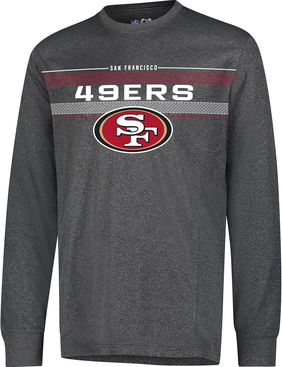 NFL Official Adults Super Soft Game Day Long Sleeve T-Shirt - Unisex|San Francisco 49ers