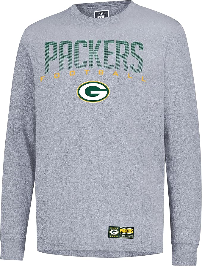 NFL Official Super Soft Game Day Long Sleeve T-Shirt|Green Bay Packers